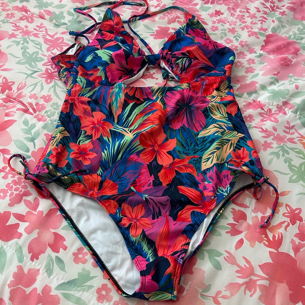 Tropical bathing suit very cute